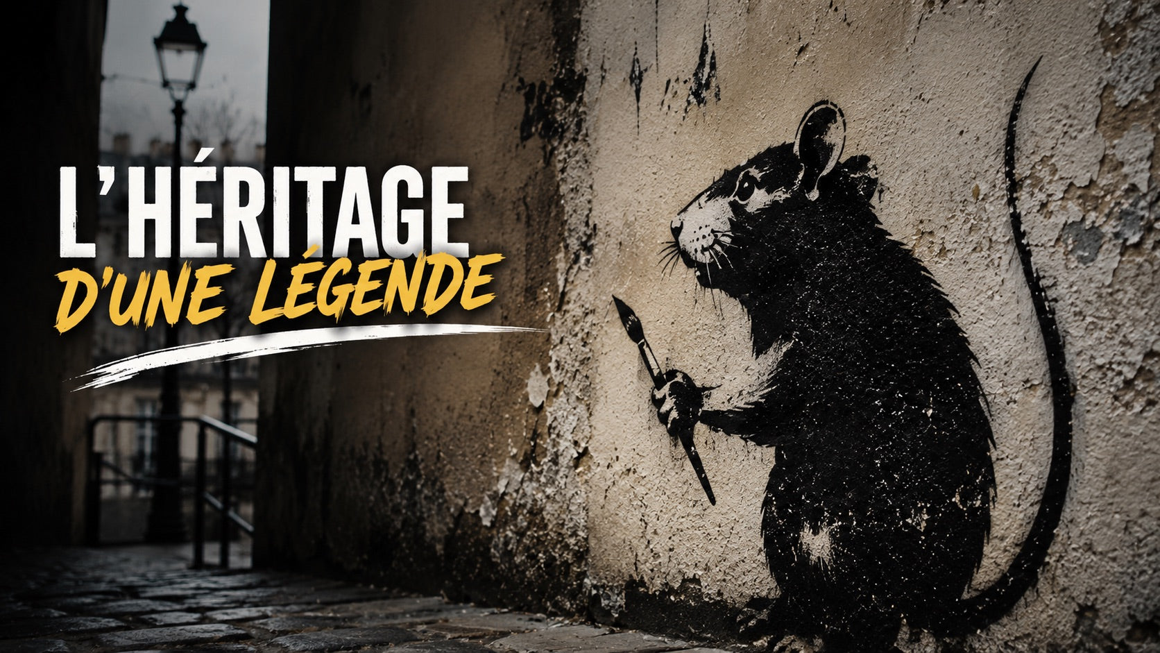Blek le Rat, le père du pochoir dans le street art
