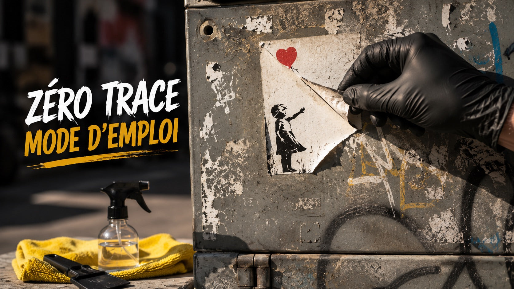 Comment enlever un sticker sans laisser de traces ?