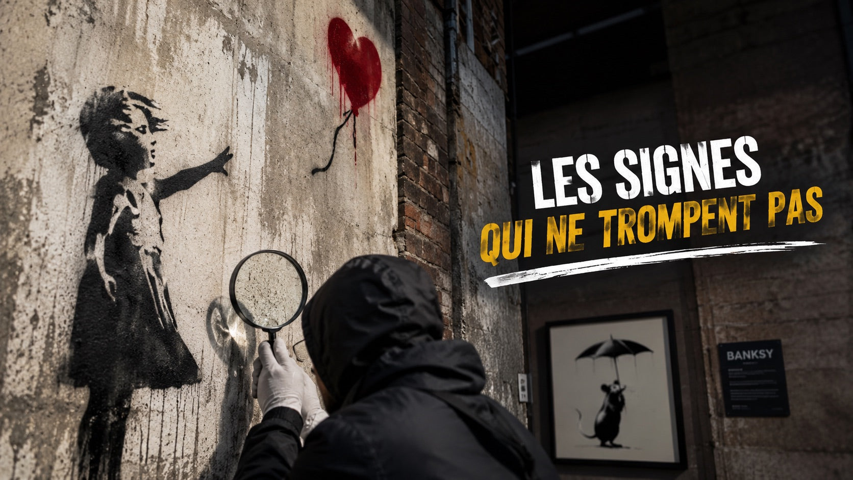 Comment reconnaître une oeuvre de Banksy ?