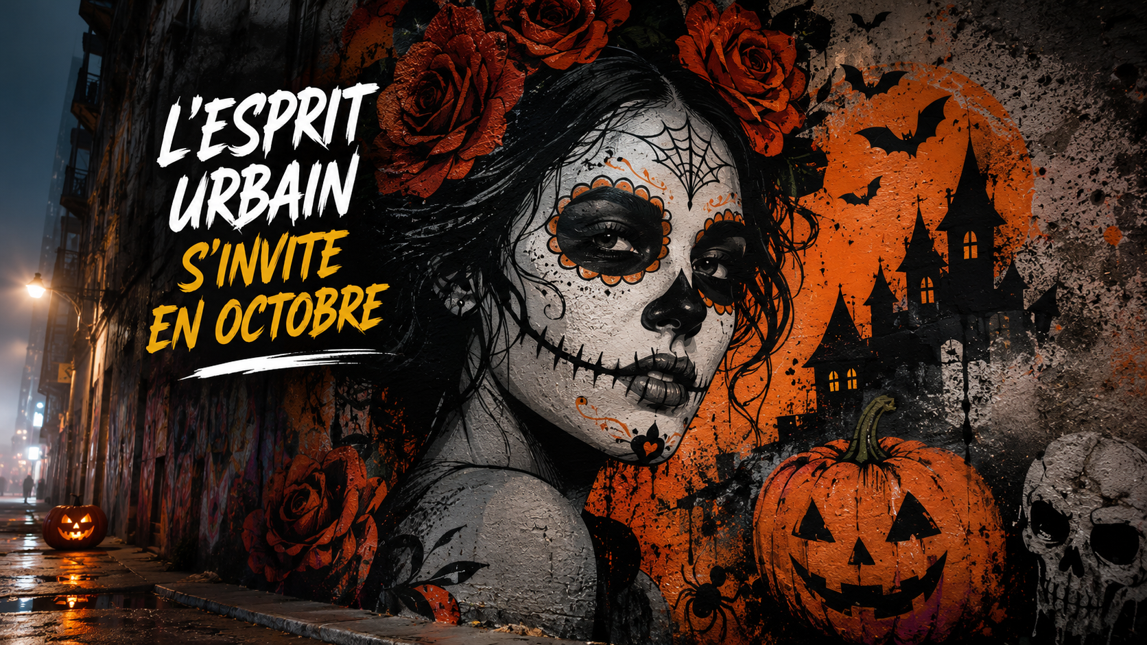 Le Street Art à Halloween