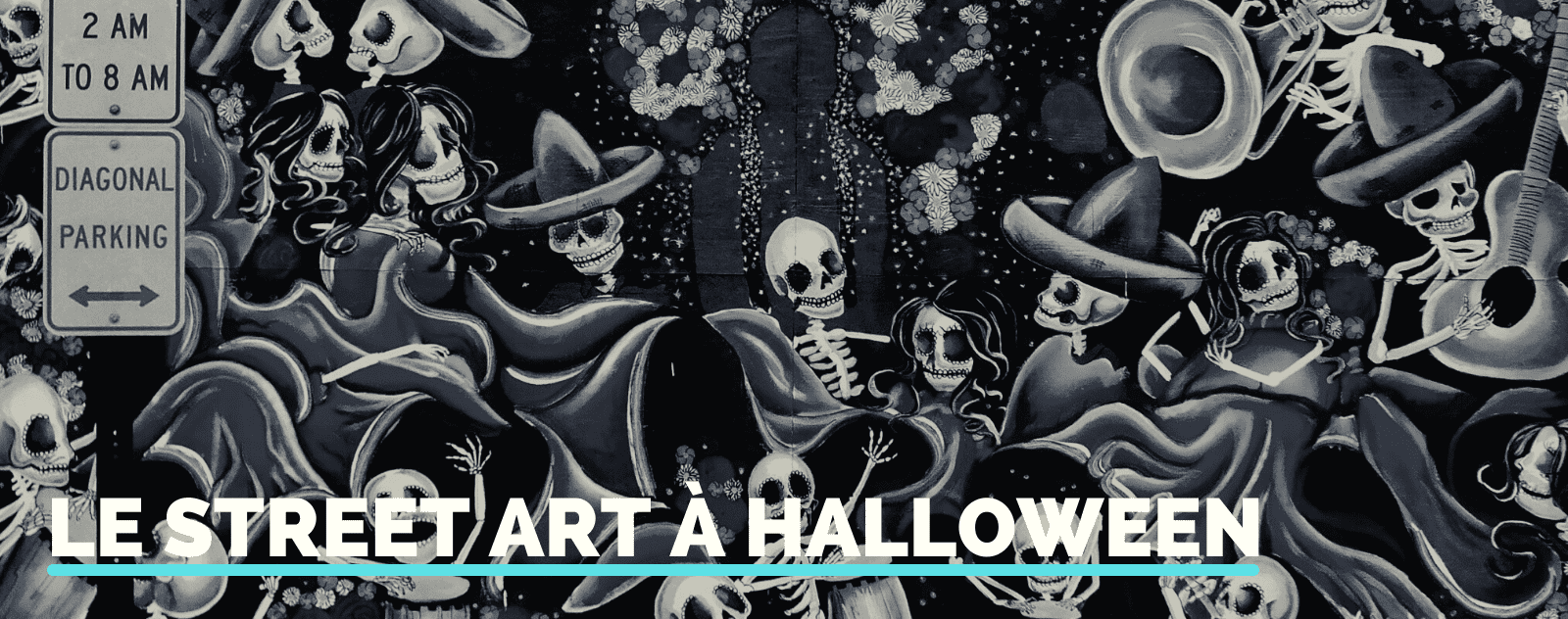 Le street art à Halloween