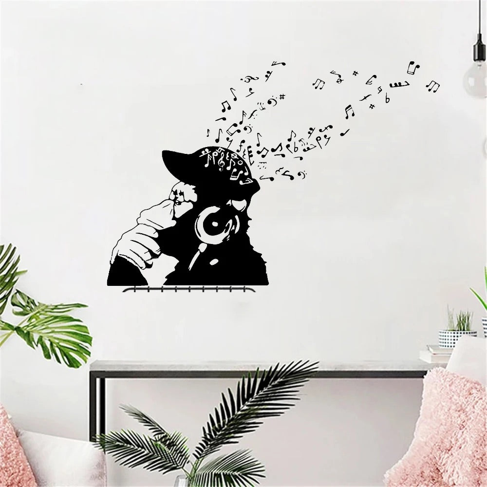 Sticker Singe Musique