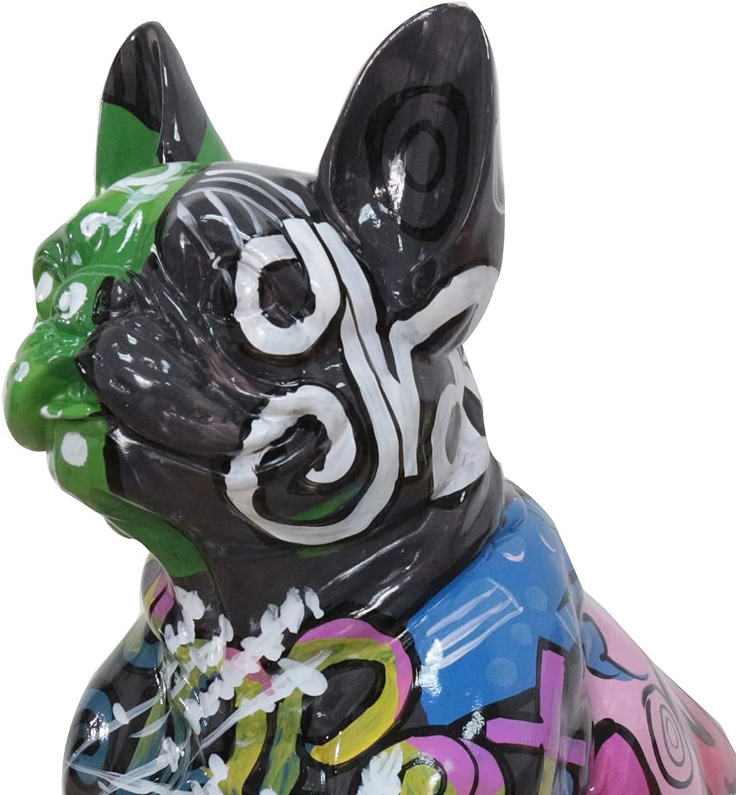 Statue Jardin Bulldog Assis Déco