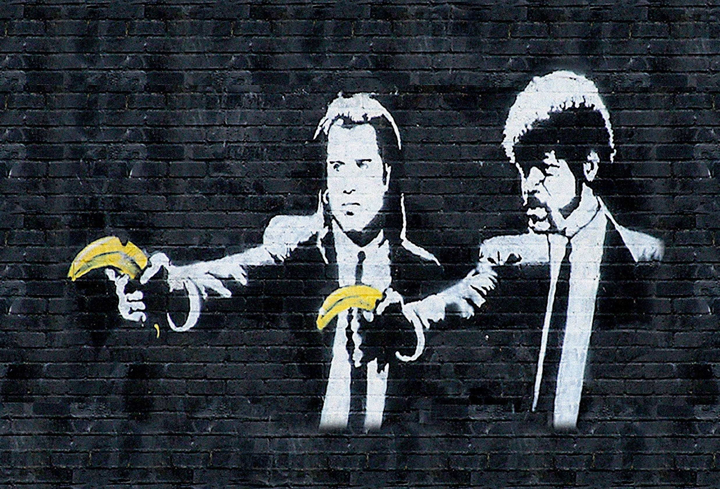 Tableau Banksy Pulp Fiction