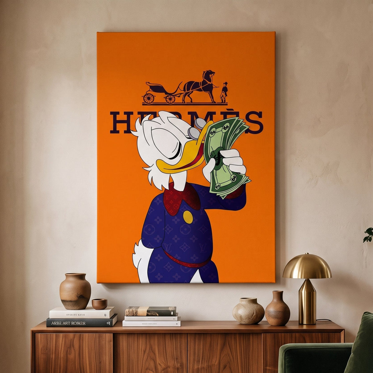 Tableau Hermès & Picsou
