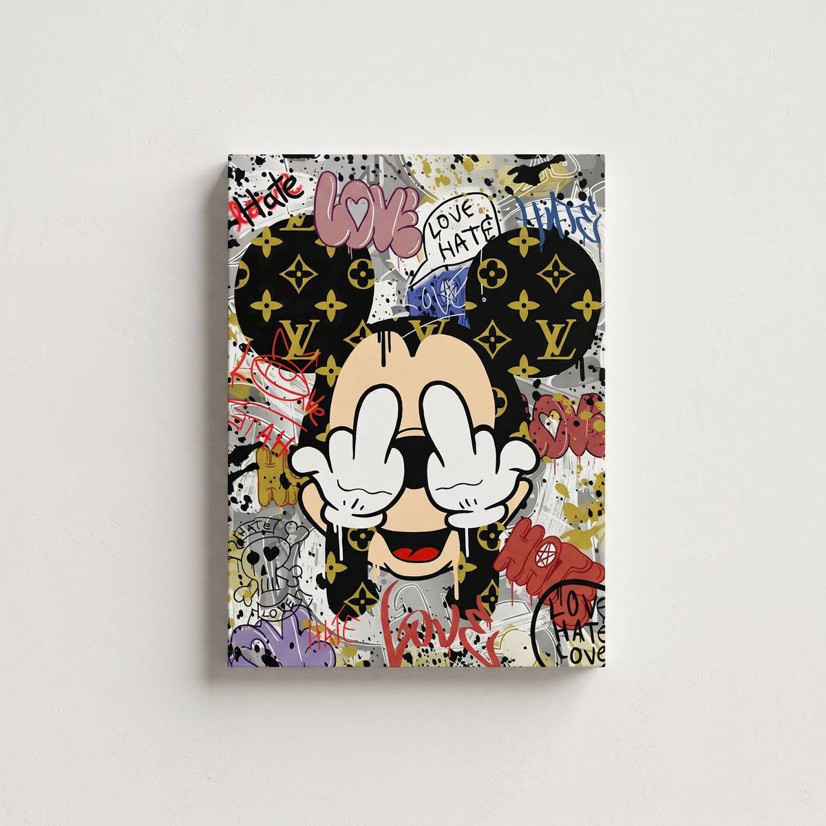 Tableau Mickey Street Art