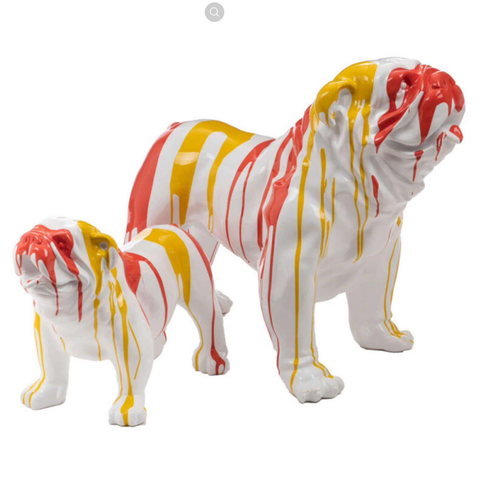 Statue Résine XXL Bulldog USA