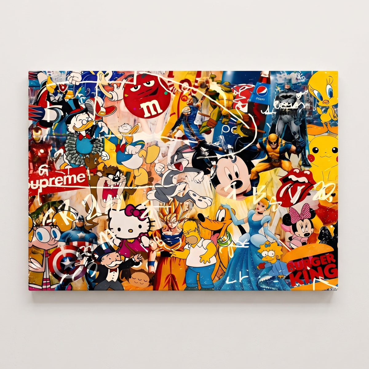 Tableau Pop Art Comics