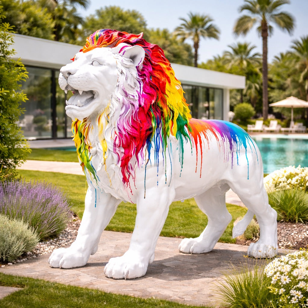 Grande Statue Lion XXL