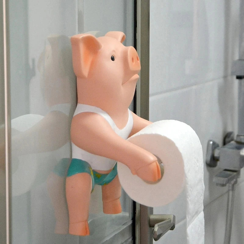 Porte Papier Toilette Cochon Sympa