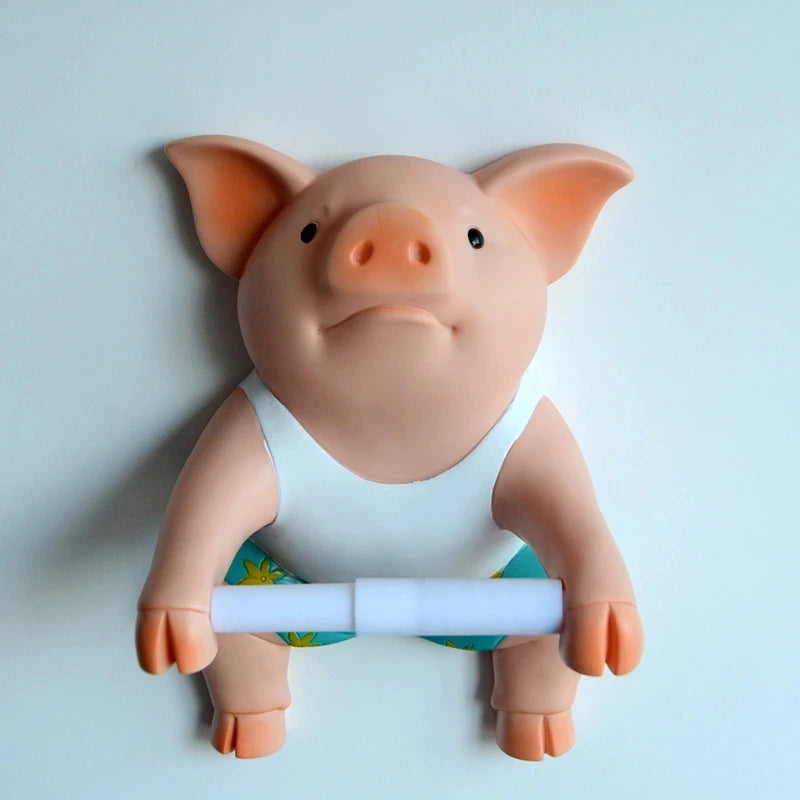 Porte Papier Toilette Cochon Sympa