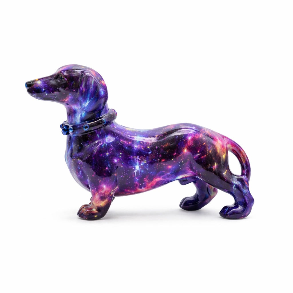 Statue Teckel Art Dog - Buste Chien Résine/Bronze - Édition Limitée - Pologne