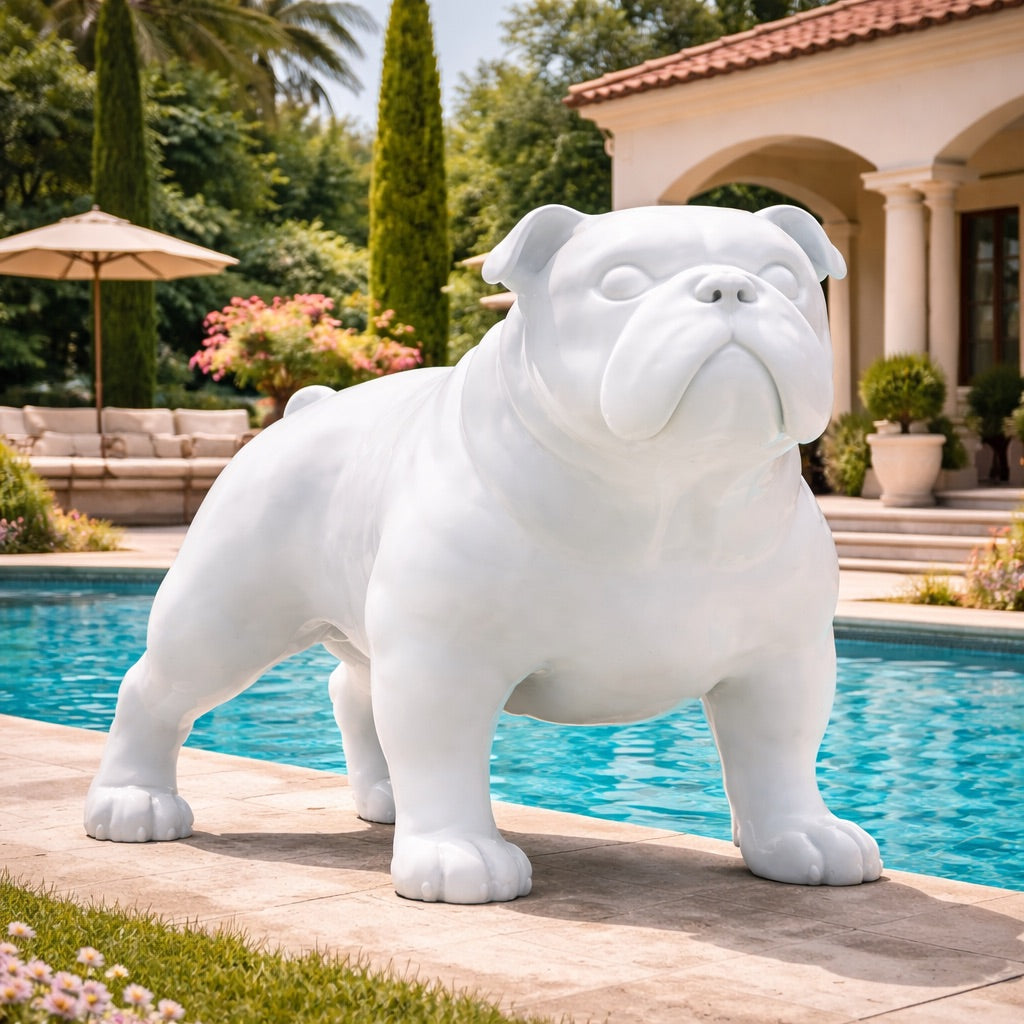 Statue Bouledogue Anglais XXL