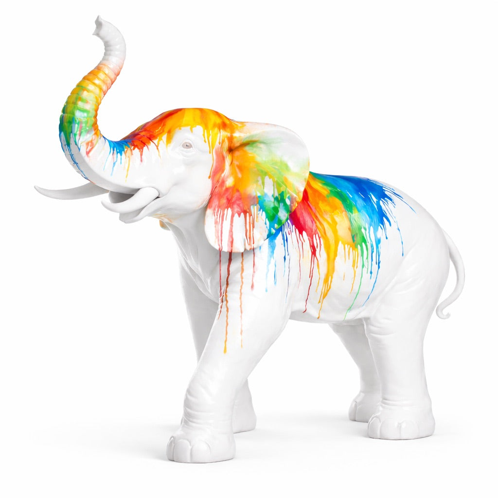 Statue Éléphant Jardin XXL