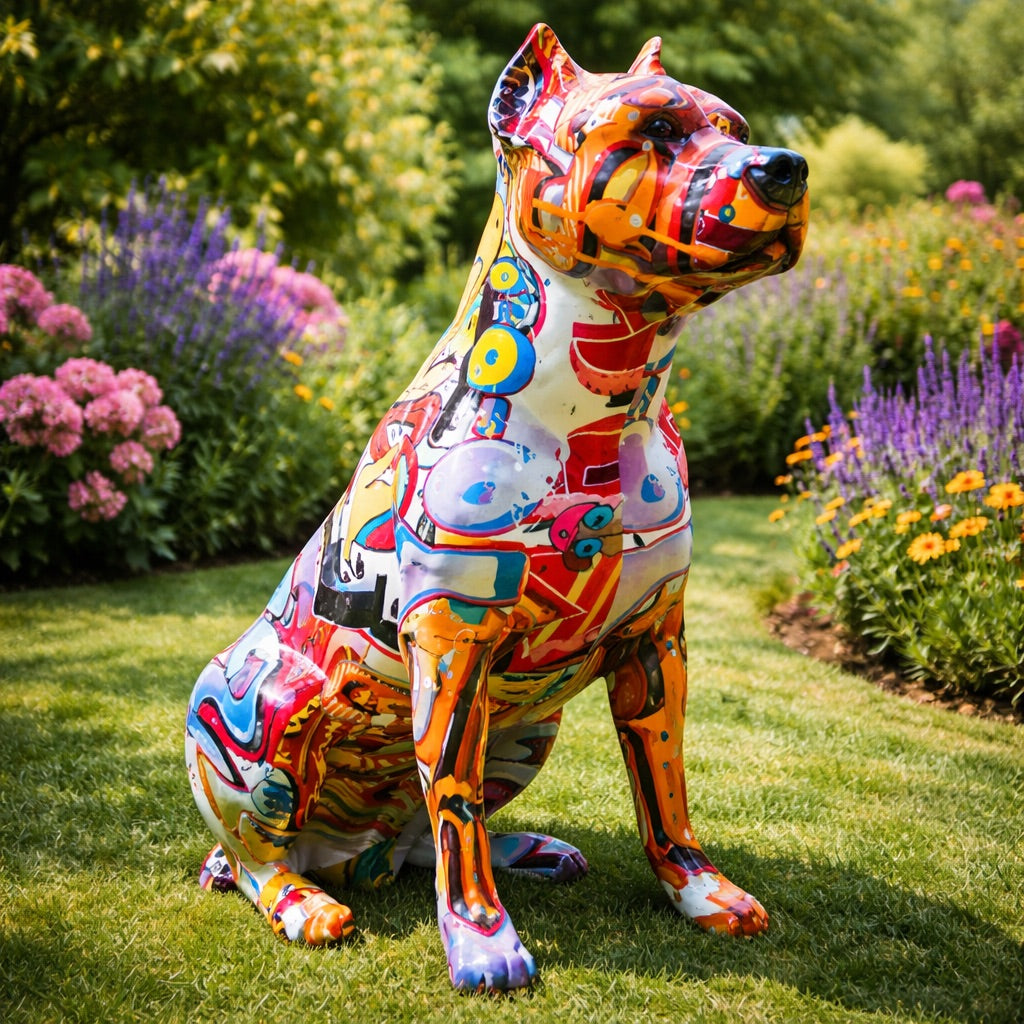 Statue Staffie