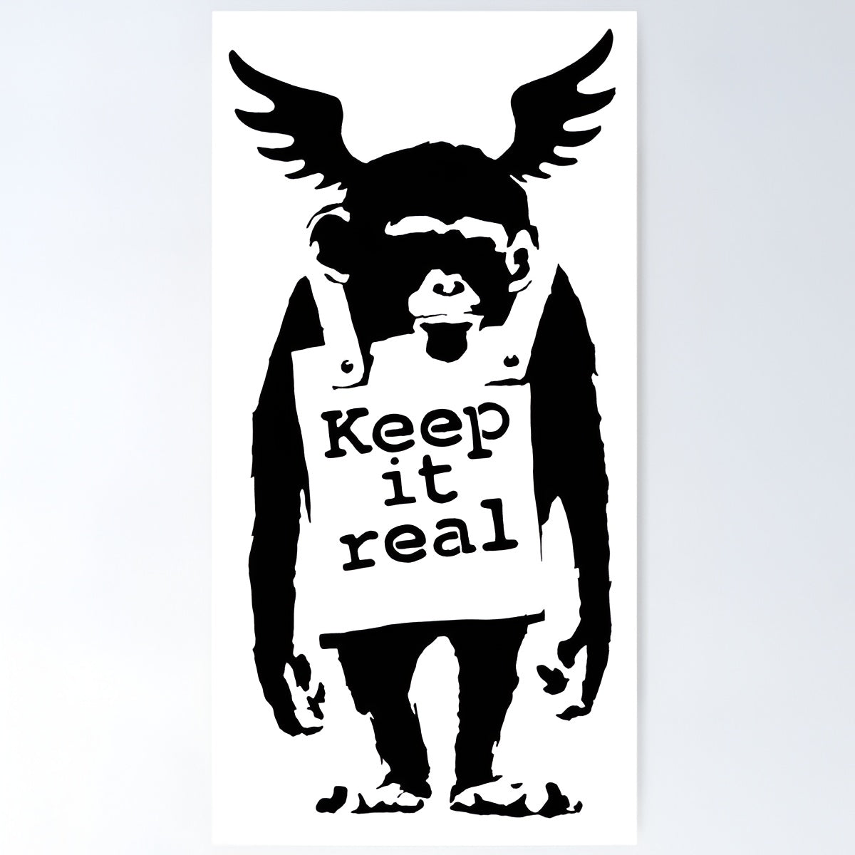 Tableau Banksy Keep It Real