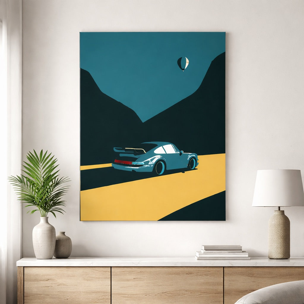 Tableau Porsche Vintage