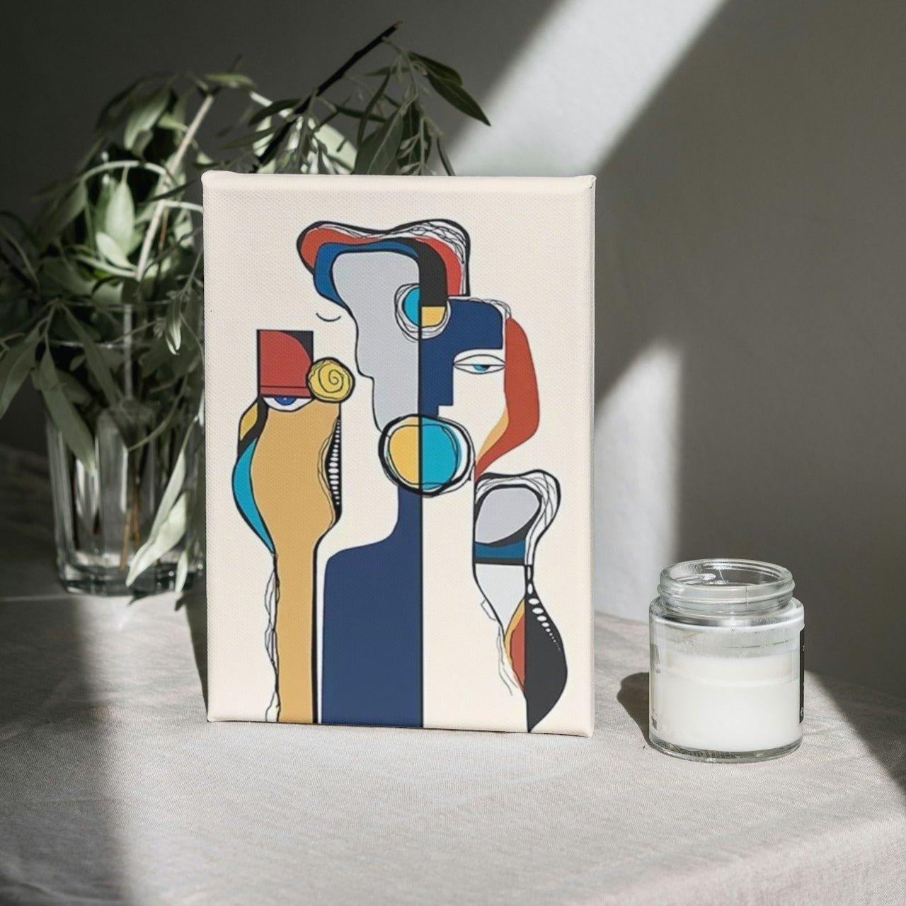 Tableau Street Art Type Picasso "Femmes"