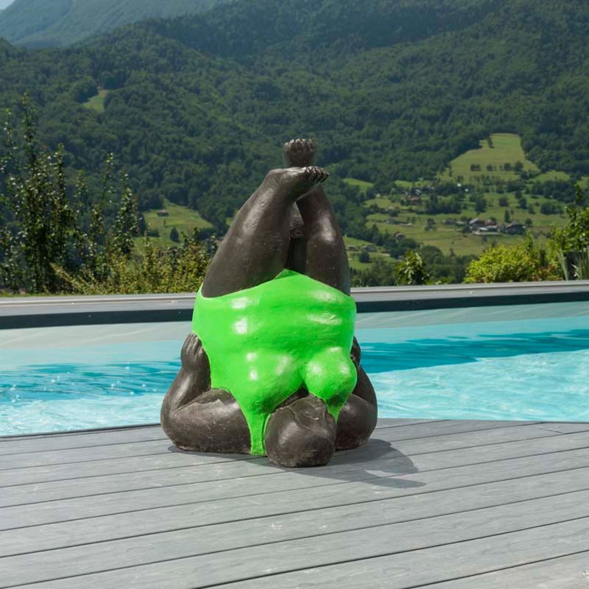Statue Jardin Femme Yoga