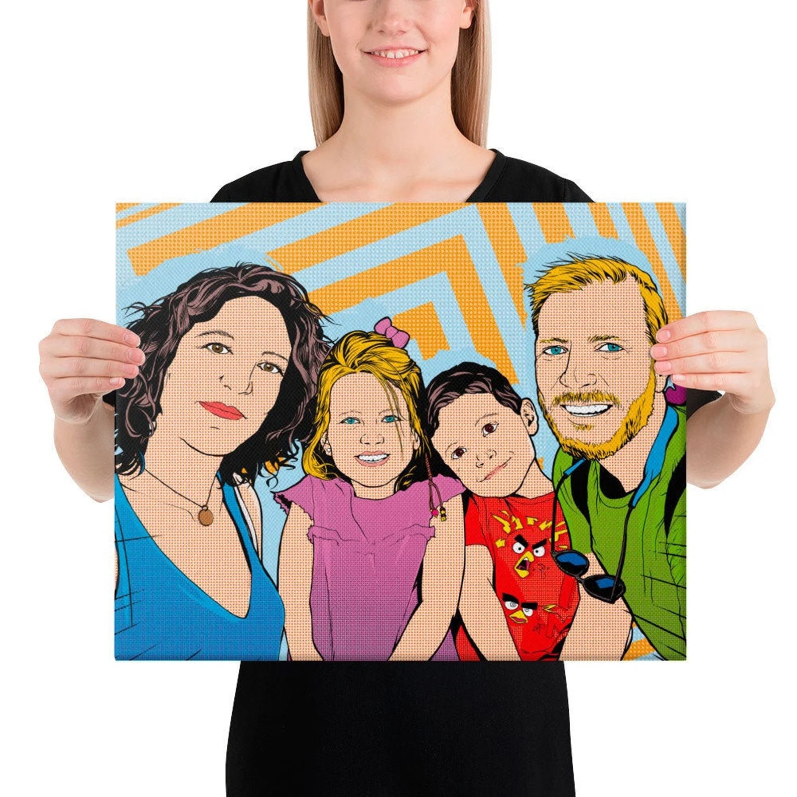 Tableau Personnalisé Pop Art sur Toile