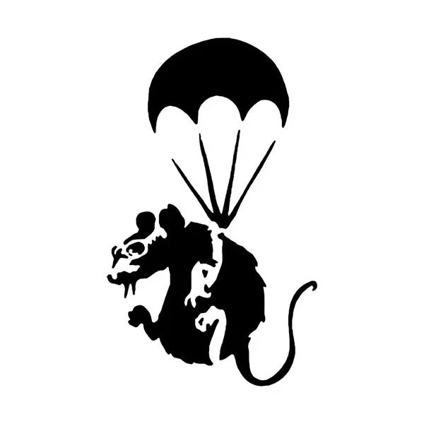Sticker Banksy Rat