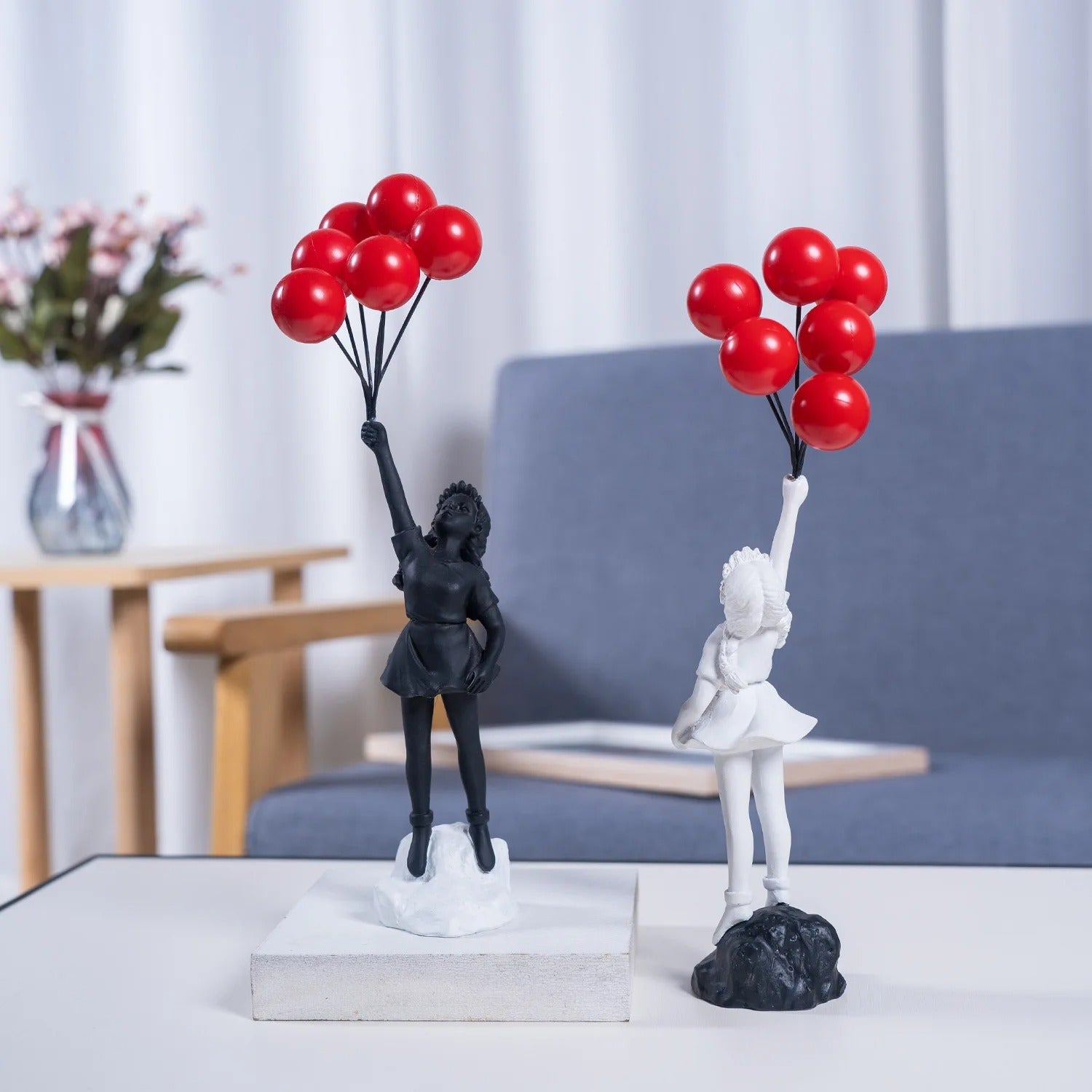 Statue Fille au Ballon