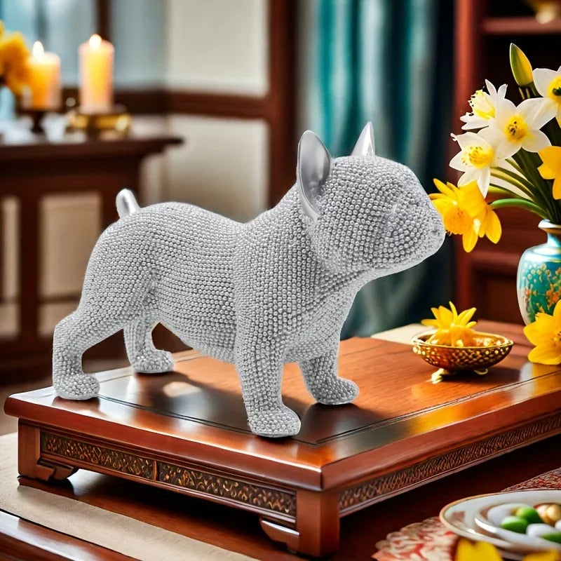 Statue Bouledogue Français Résine