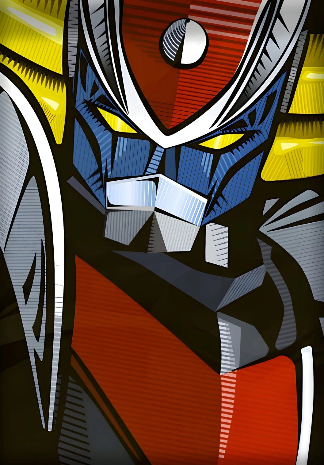 Tableau Goldorak Pop Art