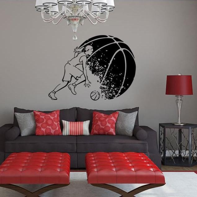 Autocollant Basketteur