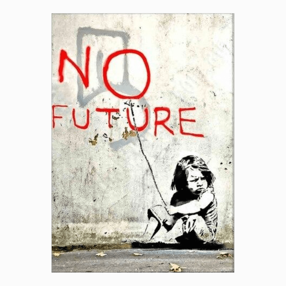 Banksy No Future