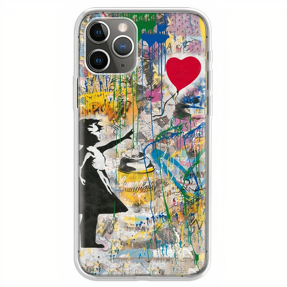 Coque Banksy Fille Ballon
