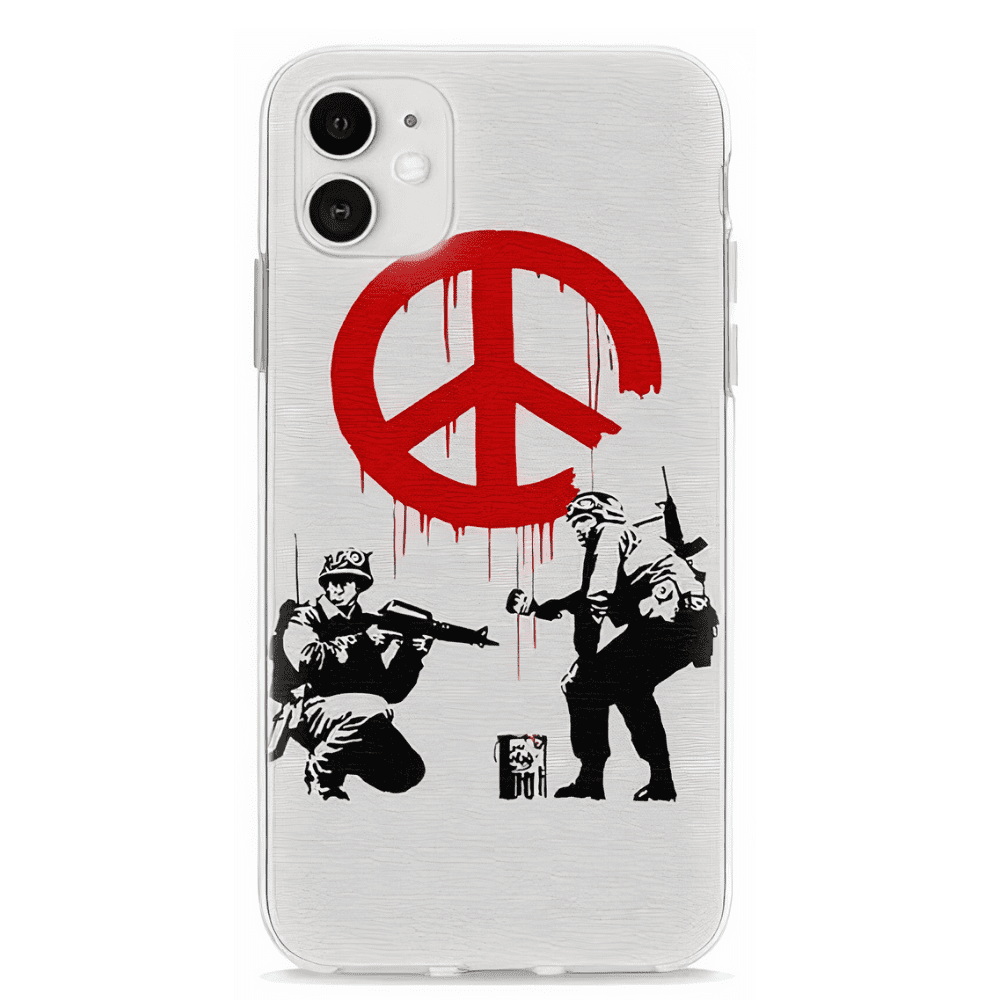 Coque Banksy Peace
