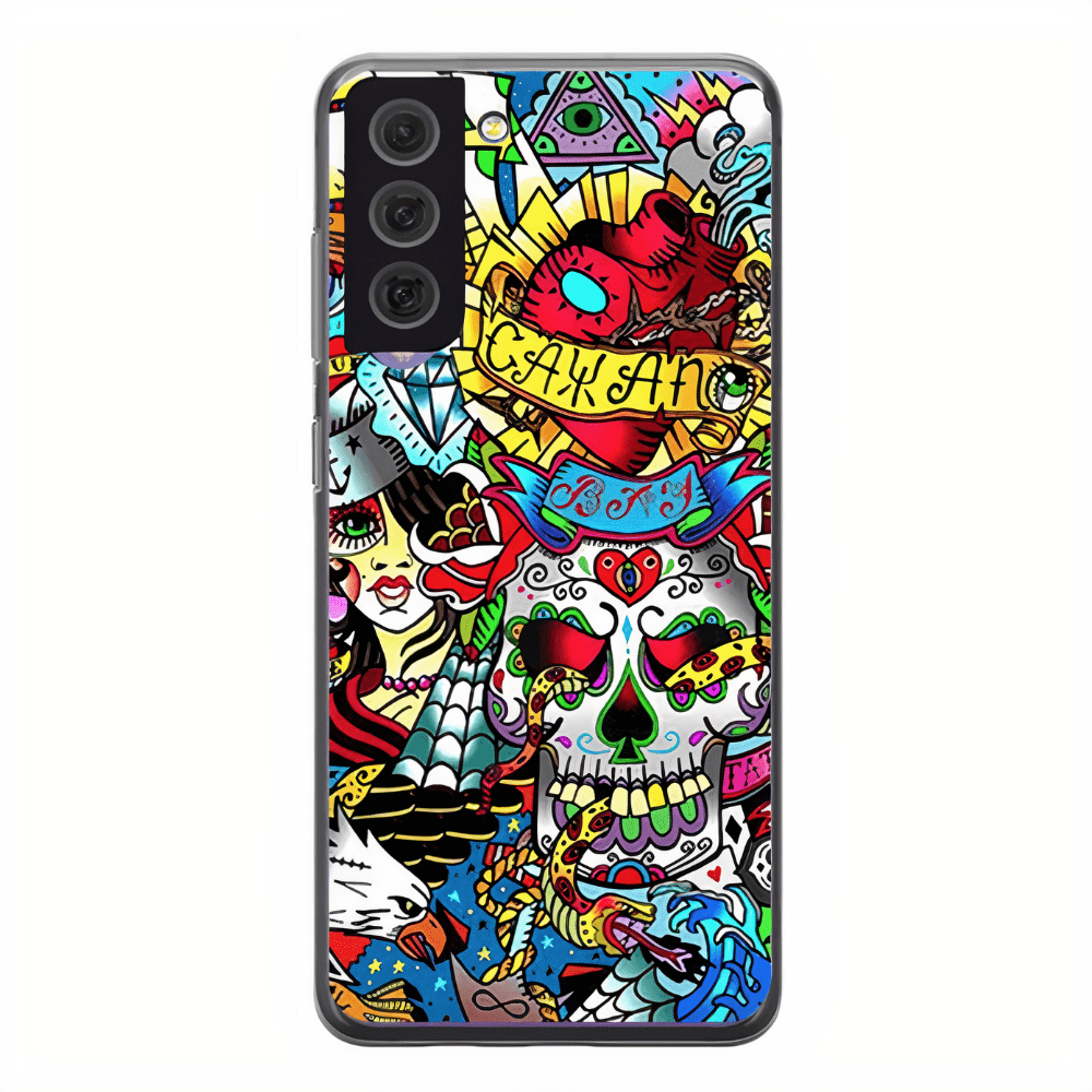 Coque Crâne Psychédélique