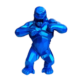 Statue Gorille Bleu