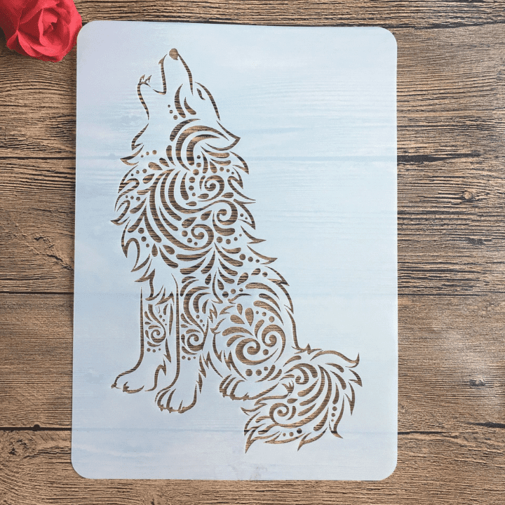 Pochoir Loup