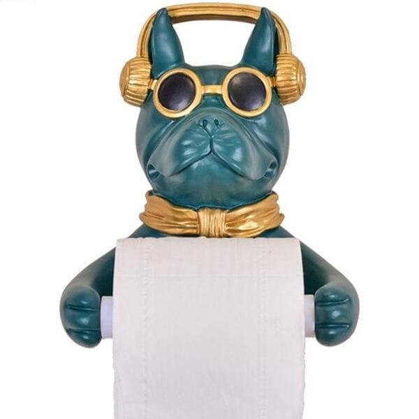 Porte Papier Toilette Chien Casque