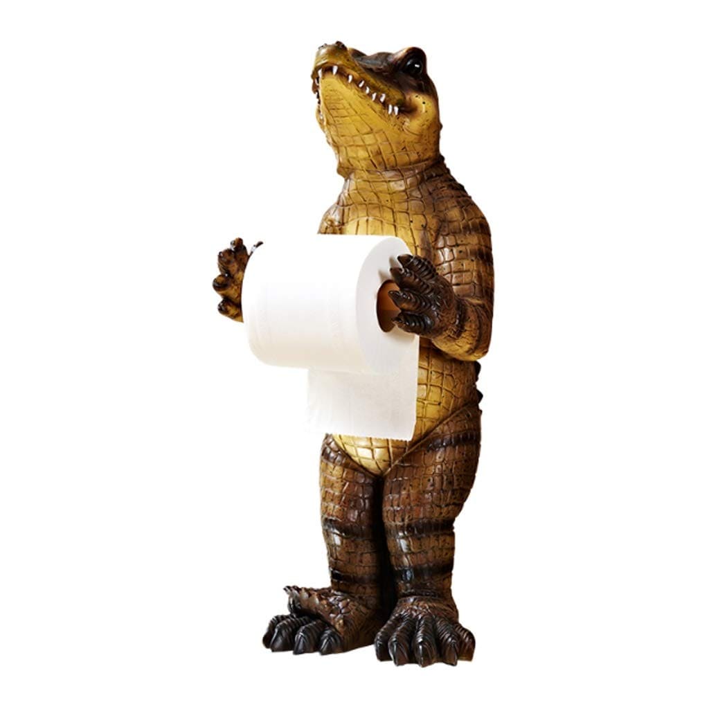 Porte Papier Toilette Crocodile