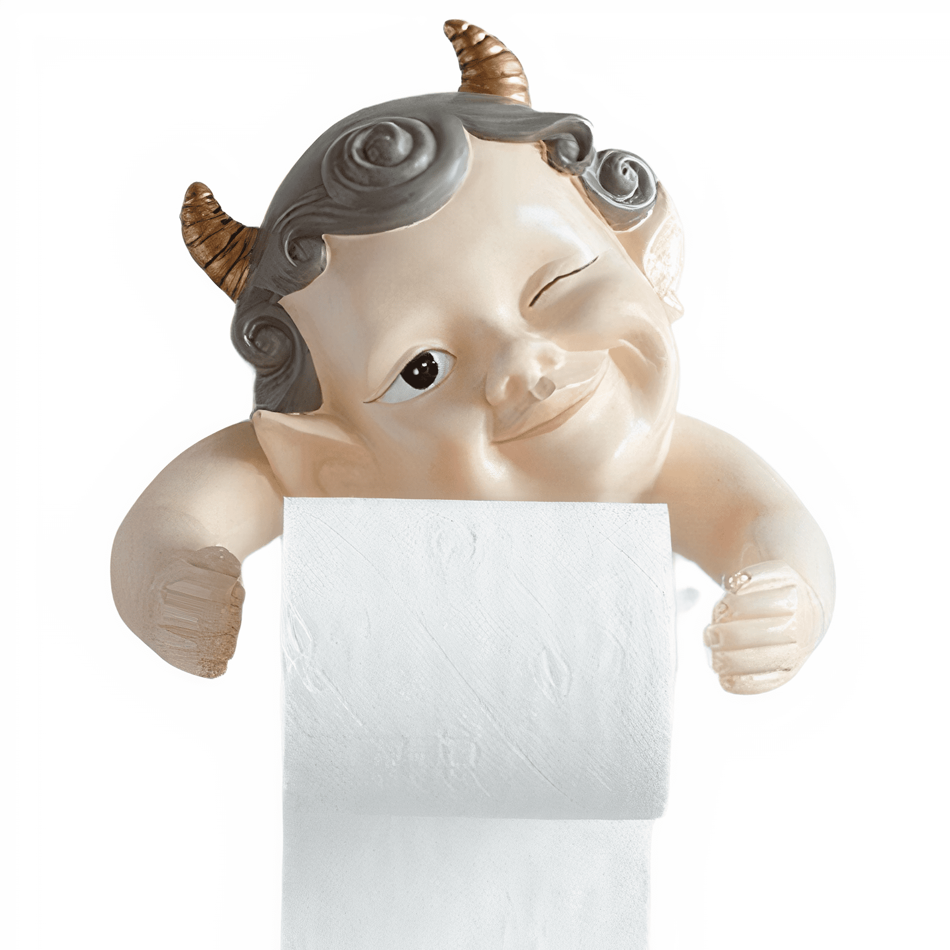 Porte Papier Toilette Diable