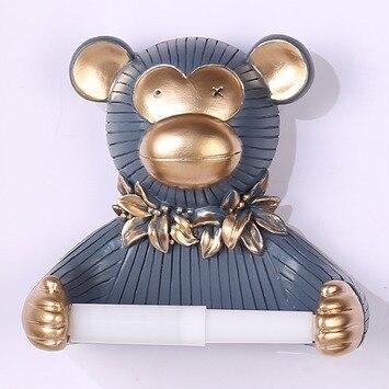Porte Papier WC Singe Design