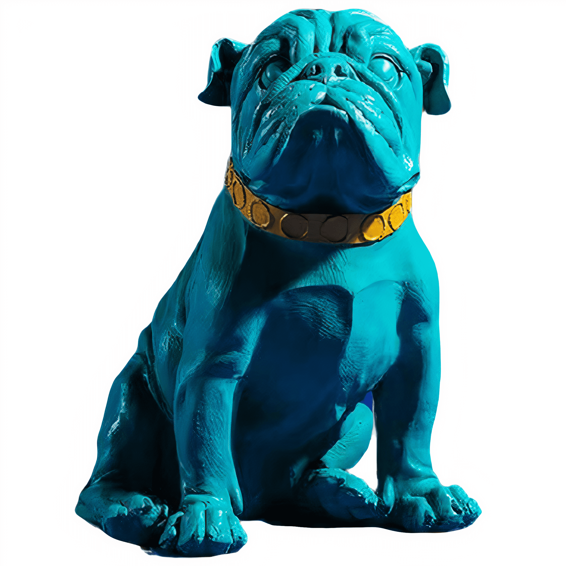 Statue Bouledogue Couleur