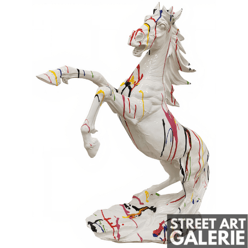 Statue Cheval Grandeur Nature Graffiti