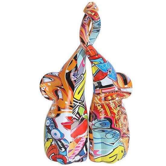 Statue Couple d'Éléphants