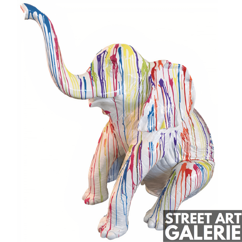 Statue Éléphant Résine Grande Taille