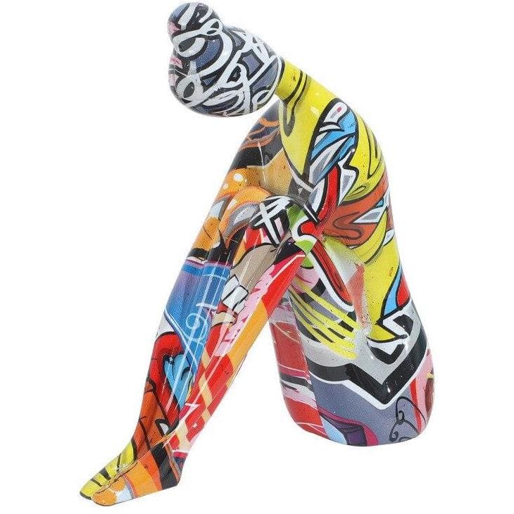 Statue Femme Colorée