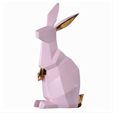 Statue Kangourou Rose