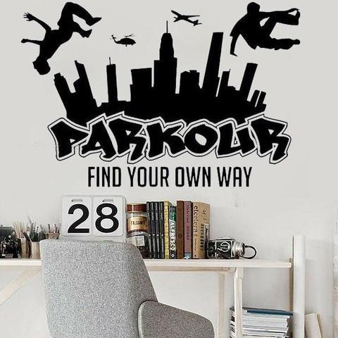 Sticker Mural Parkour
