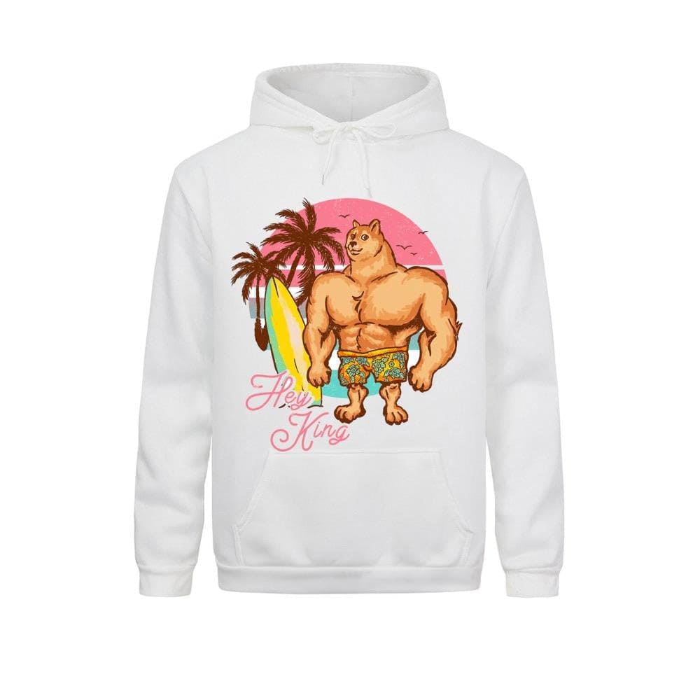 Sweat à Capuche Chien Musclé