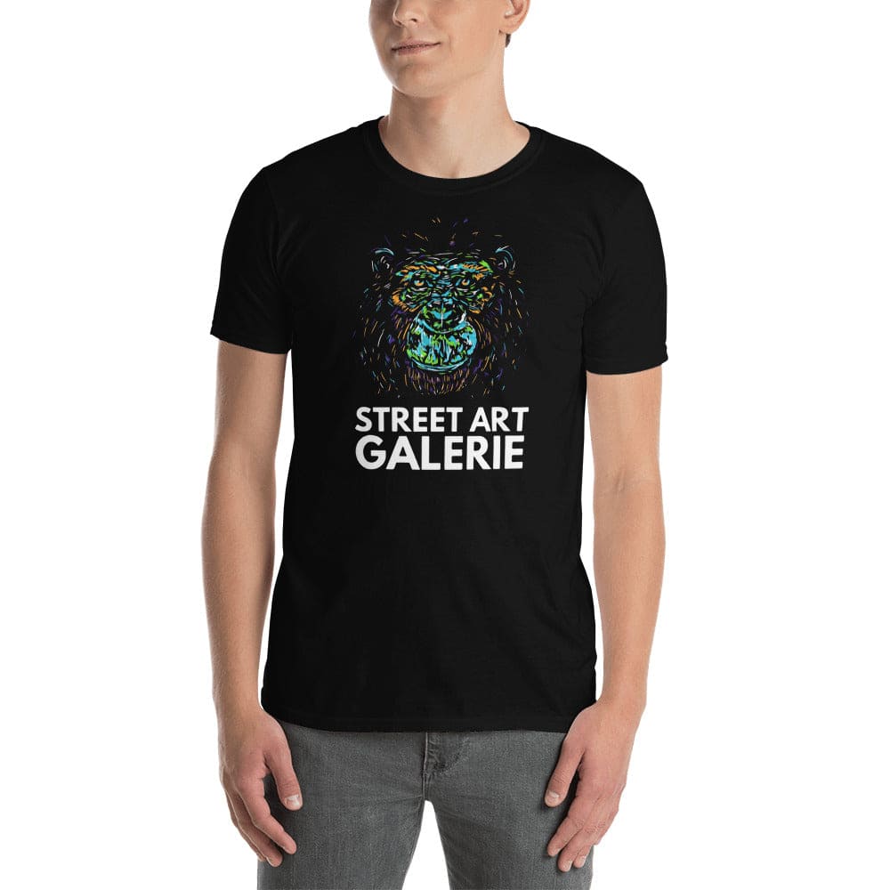 T-Shirt Street Art Galerie Noir