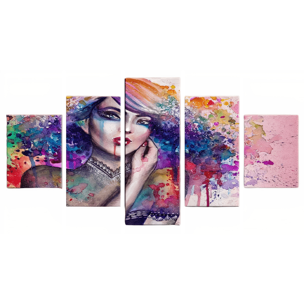 Tableau 5 Pièces Femme