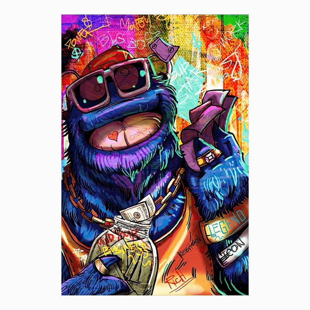 Tableau Animal Pop Art